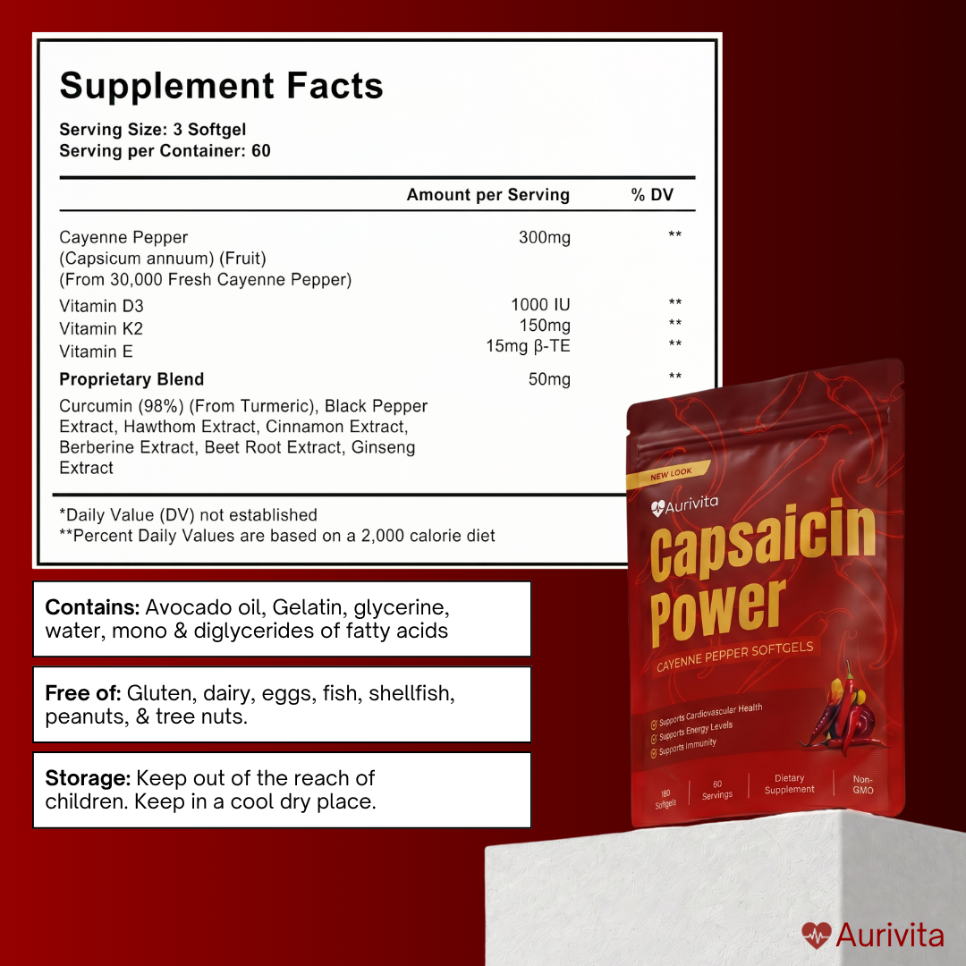 Aurivita Capsaicin Power